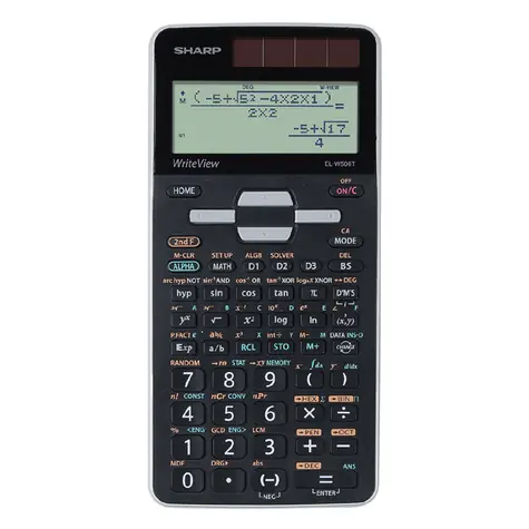 SHARP EL-W506T-GY čierno-šedá / Kalkulačka vedecká / bodový displej