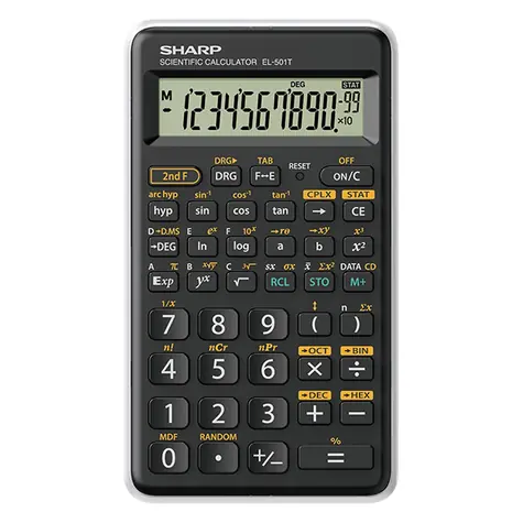 Sharp EL-501TWH biela / kalkulačka vedecká / desaťmiestna