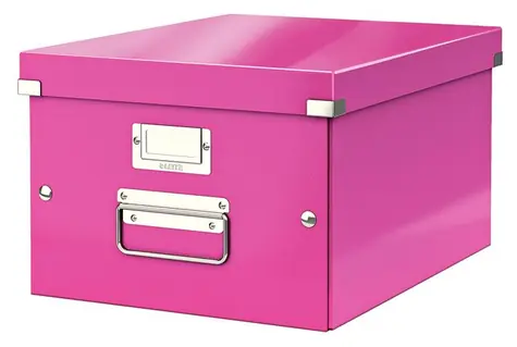 Leitz Click&Store Univerzálna krabica veľkosť M (A4) ružová