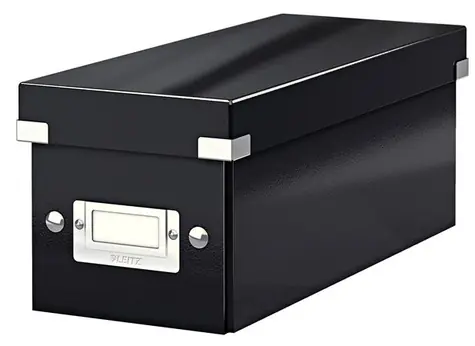 Leitz Click&amp;Store Krabica na CD čierna / 30 štandardných &amp; 60 úzkych &amp; 160 papierových obálkach