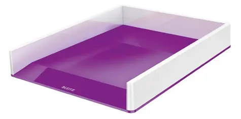 Leitz WOW Odkladač dvojfarebný bielo-fialová
