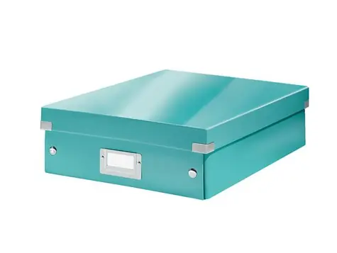 Leitz Click&amp;Store Organizačný box veľkosť M ľadovo modrá