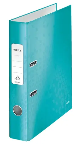 Leitz 180° WOW Polaminovaný pákový zakladač A4 50mm ľadovo modrá / až 350 listov A4
