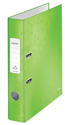 Leitz 180° Wow Polaminovaný pákový zakladač A4 50mm zelená / až 350 listov A4