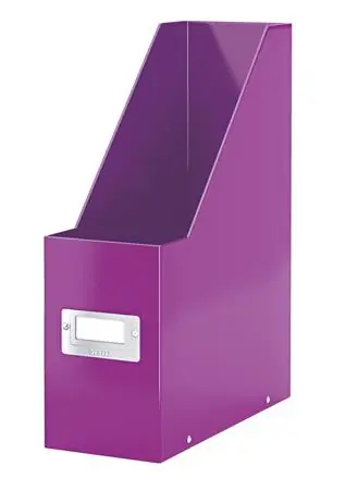 Leitz Click&amp;Store Stojan na časopisy purpurová