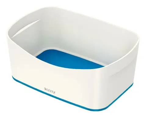 Leitz MyBox Stolný box bielo-modrá / 246 x 98 x 160