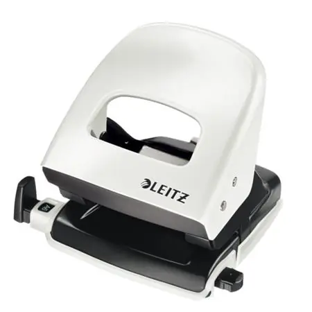 Leitz NeXXt 5008 Stolný dierovač perleťová biela / 3 mm / až 30 listov