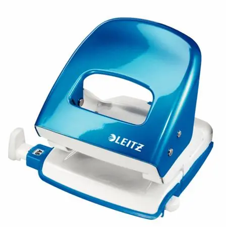 Leitz NeXXt Wow 5008 Stolný dierovač metalovo modrá / 3 mm / až 30 listov