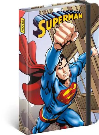 Presco Group Notes Superman - Day of Doom / linajkový / 11 × 16 cm