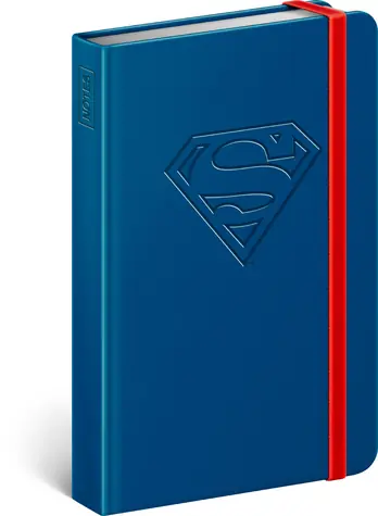 Presco Group Notes Superman - Logo / linajkový / 11 × 16 cm