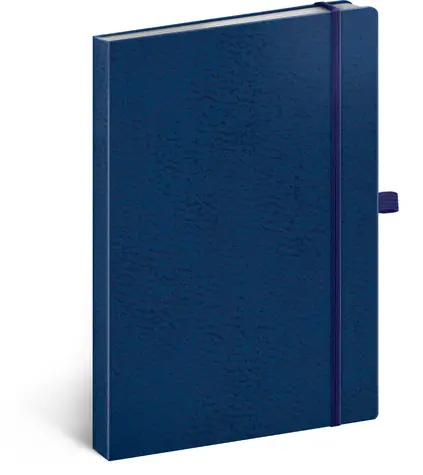 Presco Group Notes Vivella Classic modrý/modrý/bodkovaný / 15 × 21 cm