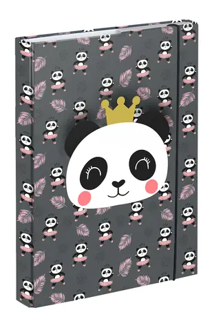 BAAGL Dosky na školské zošity A5 Panda / 17x23x3 cm