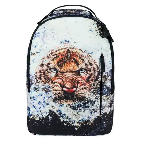 BAAGL Batoh eARTh - Tiger by Lukero / Vnútorné vrecko na 15" notebook / 23 l