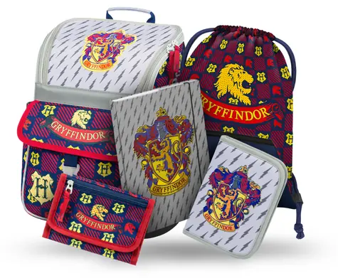 BAAGL SET 5 - Zippy Harry Potter Chrabromil / aktovka / peračník / vrecko / dosky / peňaženka