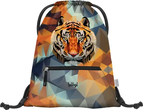 BAAGL Školské vrecko Tiger / 46x36 cm