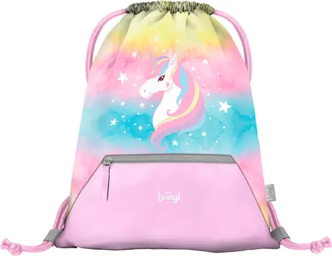 BAAGL Vrecko Rainbow Unicorn / 46x36 cm