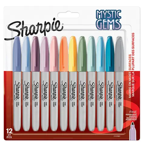 Sharpie Mystic Gems Popisovač permanentný mix farieb 12ks