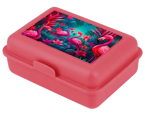 BAAGL Box na desiatu Plameniaky / 17.8x6x12.2 cm