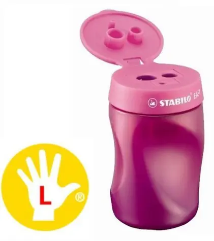 STABILO® EASYsharpener Orezávatko pre ľavákov ružové