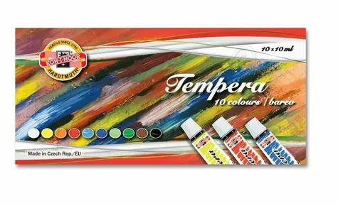 KOH-I-NOOR Temperové farby 10x10ml