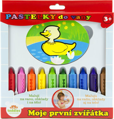 Pastelky do vane s hubkou Moje prvé zvieratká