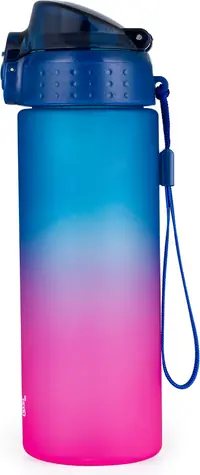 OXYBAG Fľaša na pitie OXY Click 600 ml OXY Ombre Purple-Blue