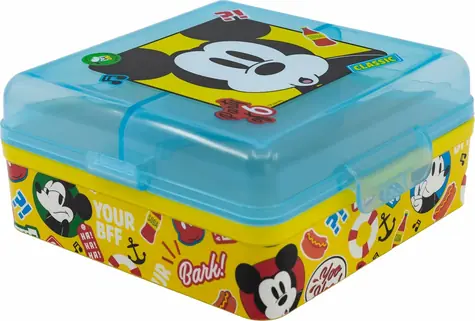 STOR Štvorcový Multi Box na desiatu Mickey Mouse