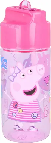 STOR Fľaša na pitie Tritan Prasiatko Peppa 430 ml