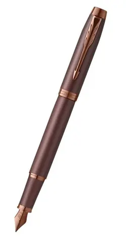 PARKER IM Monochrome burgundy "M" /plniace pero / v krabičke: 1 modrý cartridge