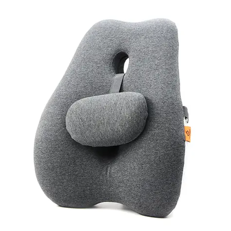 Powerton Bedrová opierka šedá / ergonomická / pamäťová pena