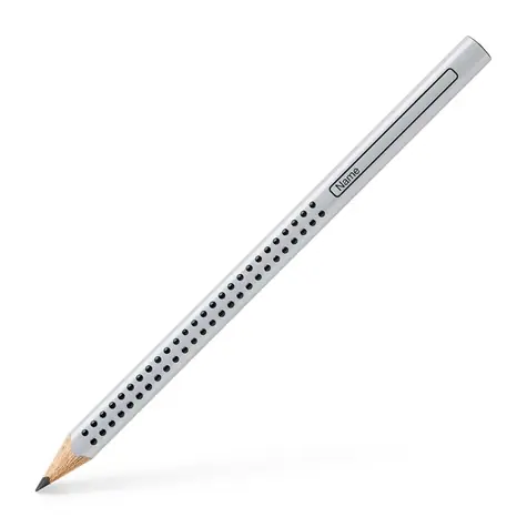 Faber-Castell Jumbo Grip Grafitová ceruzka - HB strieborná 12 ks