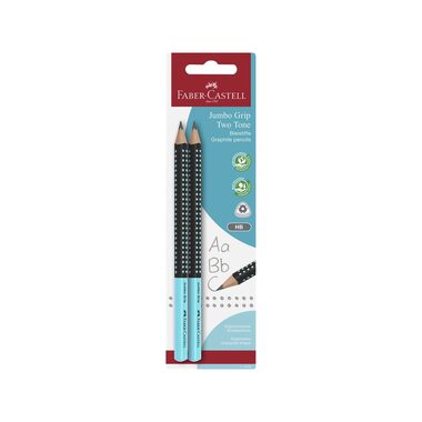 Faber-Castell Jumbo Grip Two Tone Grafitová ceruzka - HB 2 ks