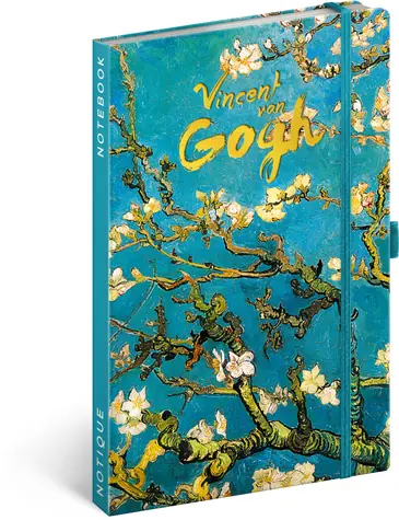 NOTIQUE Notes Vincent van Gogh, linajkový, 13 x 21 cm