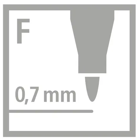 STABILO® OHPen Universal - fine - červená