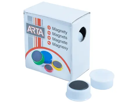 ARTA Magnety priemer 16mm bielej (10ks v balení)