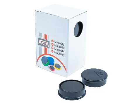 ARTA Magnety priemer 25mm čierne (10ks v balení)