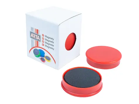 ARTA Magnety priemer 40mm červené (4ks v balení)