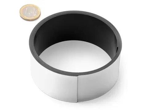 OEM matná magnetická páska 40 × 1 mm biela 