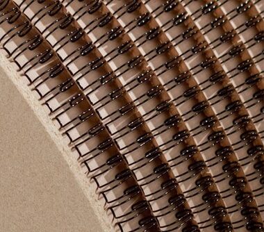 OEM Kovové chrbty na cievke 2:1 - 32 mm (1 1/8") - 2.600 závesov - čierne