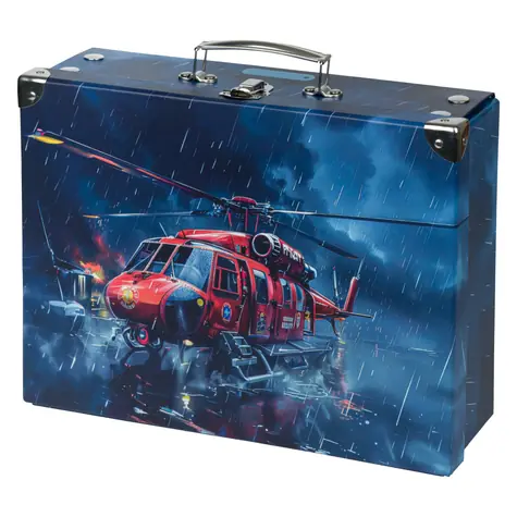 BAAGL Skladací školský kufrík Záchranári s kovaním / 32.5 x 10.5 x 26 cm