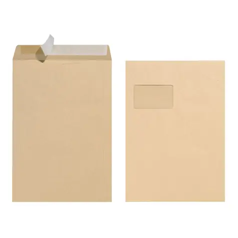 Herlitz Kartónové dosky C4 / 10ks / hnedá
