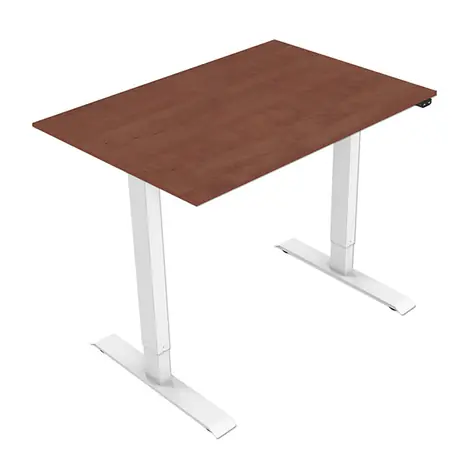 Neutralle MOKT75120TNN Pracovný stôl čerešňa-biela / elektricky nastaviteľná výška / 75x120cm / nosnosť 70kg