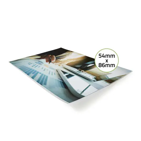 Nedis Laminovacia Fólia 54x86 mm 100 ks / Hrúbka: 125 µm / Plast / transparentná
