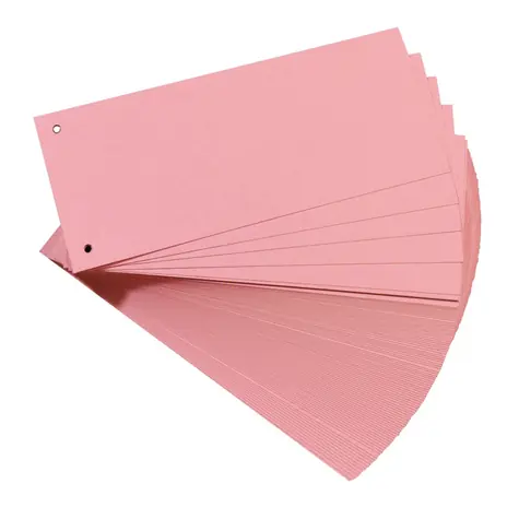 Herlitz Oddeľovacie pásky / 100 ks / ružová
