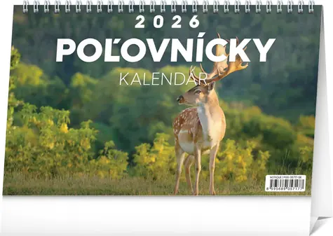NOTIQUE Stolový Polovnícky kalendár 2026, 23,1 x 14,5 cm