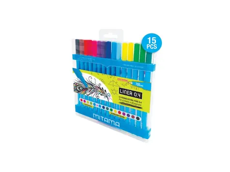 MITAMA Liner Fluo&Brillant s hrotom 0.4mm (15ks)