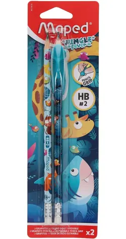 Maped Grafitová ceruzka Jungle Fever - sada 2ks / tvrdosť HB