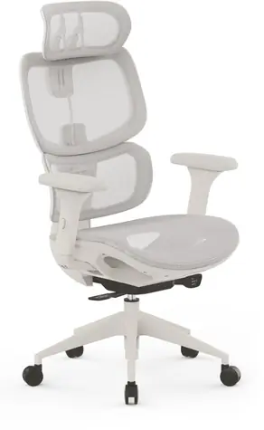 SENSE7 NOBU svetlo šedá / Kancelárske ergonomické kreslo / nosnosť 130 kg