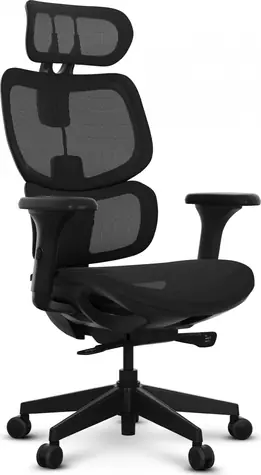SENSE7 NOBU čierna / Kancelárske ergonomické kreslo / nosnosť 130 kg