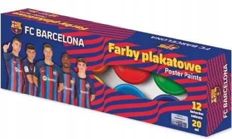 ASTRA Temperové farby 12x20ml FC Barcelona / od 3 rokov